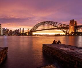 sydney sunset - credit to tourism australia